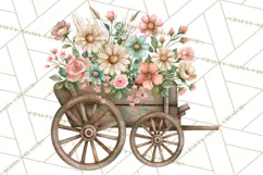 Western Wildflowers Clipart PNG, Rustic Cowgirl Product Image 4