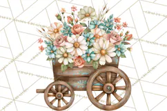 Western Wildflowers Clipart PNG, Rustic Cowgirl Product Image 5