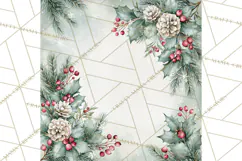 Christmas Watercolor Backgrounds PNG Product Image 2