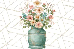 Western Wildflowers Clipart PNG, Rustic Cowgirl Product Image 2