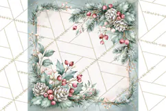 Christmas Watercolor Backgrounds PNG Product Image 3