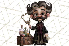 Gothic Apothecary Clipart PNG, Halloween Potions Product Image 3