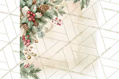 Christmas Watercolor Backgrounds PNG Product Image 5