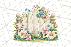 Enchanted Village Clipart PNG, Cozy Cottage Town Product Image 4