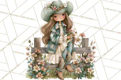 Western Wildflowers Clipart PNG, Rustic Cowgirl Product Image 4