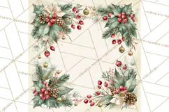 Christmas Watercolor Backgrounds PNG Product Image 3