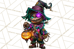 Neon Night Frights PNG Halloween Clipart Product Image 5