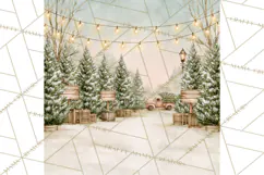 Christmas Watercolor Backgrounds PNG Product Image 2