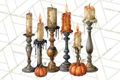 Spooky Kids PNG, Vintage Halloween Clipart Product Image 2