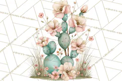 Western Wildflowers Clipart PNG, Rustic Cowgirl Product Image 3
