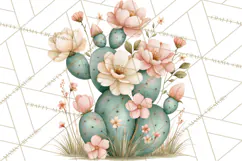 Western Wildflowers Clipart PNG, Rustic Cowgirl Product Image 4