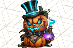 Neon Night Frights PNG Halloween Clipart Product Image 5