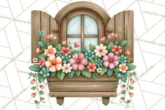 Enchanted Village Clipart PNG, Cozy Cottage Town Product Image 5