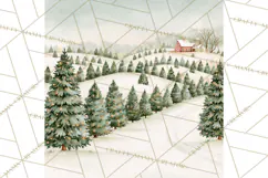 Christmas Watercolor Backgrounds PNG Product Image 5
