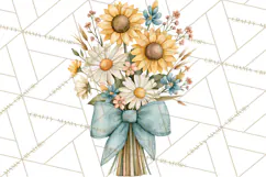 Western Wildflowers Clipart PNG, Rustic Cowgirl Product Image 5