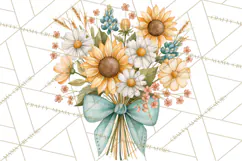 Western Wildflowers Clipart PNG, Rustic Cowgirl Product Image 2