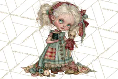 Spooky Kids PNG, Vintage Halloween Clipart Product Image 3