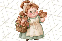 Enchanted Village Clipart PNG, Cozy Cottage Town Product Image 5