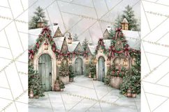 Christmas Watercolor Backgrounds PNG Product Image 5