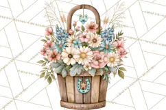 Western Wildflowers Clipart PNG, Rustic Cowgirl Product Image 5
