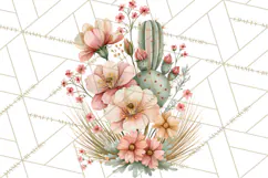Western Wildflowers Clipart PNG, Rustic Cowgirl Product Image 3