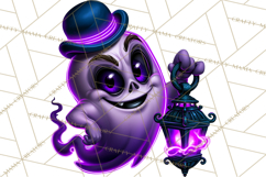 Neon Night Frights PNG Halloween Clipart Product Image 5