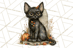 Spooky Kids PNG, Vintage Halloween Clipart Product Image 2