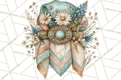 Western Wildflowers Clipart PNG, Rustic Cowgirl Product Image 2