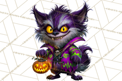 Neon Night Frights PNG Halloween Clipart Product Image 3