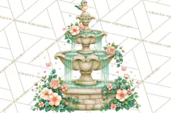 Enchanted Village Clipart PNG, Cozy Cottage Town Product Image 5