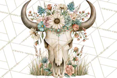 Western Wildflowers Clipart PNG, Rustic Cowgirl Product Image 2