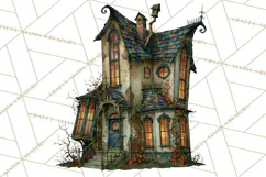 Spooky Kids PNG, Vintage Halloween Clipart Product Image 2