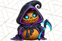 Neon Night Frights PNG Halloween Clipart Product Image 2