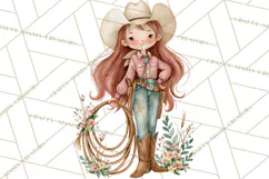 Western Wildflowers Clipart PNG, Rustic Cowgirl Product Image 2