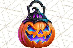Neon Night Frights PNG Halloween Clipart Product Image 3
