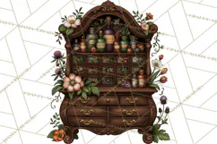 Gothic Apothecary Clipart PNG, Halloween Potions Product Image 3