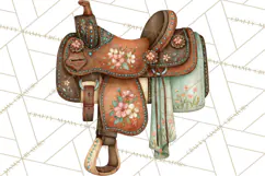 Western Wildflowers Clipart PNG, Rustic Cowgirl Product Image 5