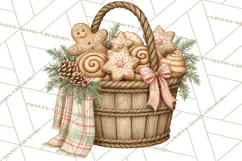 Christmas Critter Town Clipart PNG, Winter Holiday Town Product Image 2