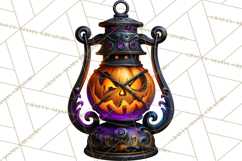 Neon Night Frights PNG Halloween Clipart Product Image 4