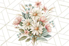 Western Wildflowers Clipart PNG, Rustic Cowgirl Product Image 4