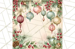 Christmas Watercolor Backgrounds PNG Product Image 5