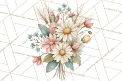 Western Wildflowers Clipart PNG, Rustic Cowgirl Product Image 5