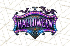 Neon Night Frights PNG Halloween Clipart Product Image 2