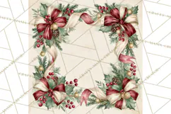 Christmas Watercolor Backgrounds PNG Product Image 3