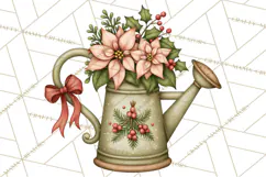 Christmas Critter Town Clipart PNG, Winter Holiday Town Product Image 3