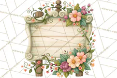 Enchanted Village Clipart PNG, Cozy Cottage Town Product Image 4