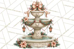 Christmas Critter Town Clipart PNG, Winter Holiday Town Product Image 4