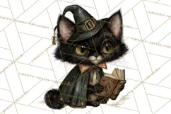 Spooky Kids PNG, Vintage Halloween Clipart Product Image 2
