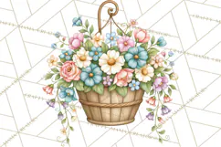 Enchanted Village Clipart PNG, Cozy Cottage Town Product Image 5