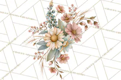 Western Wildflowers Clipart PNG, Rustic Cowgirl Product Image 2